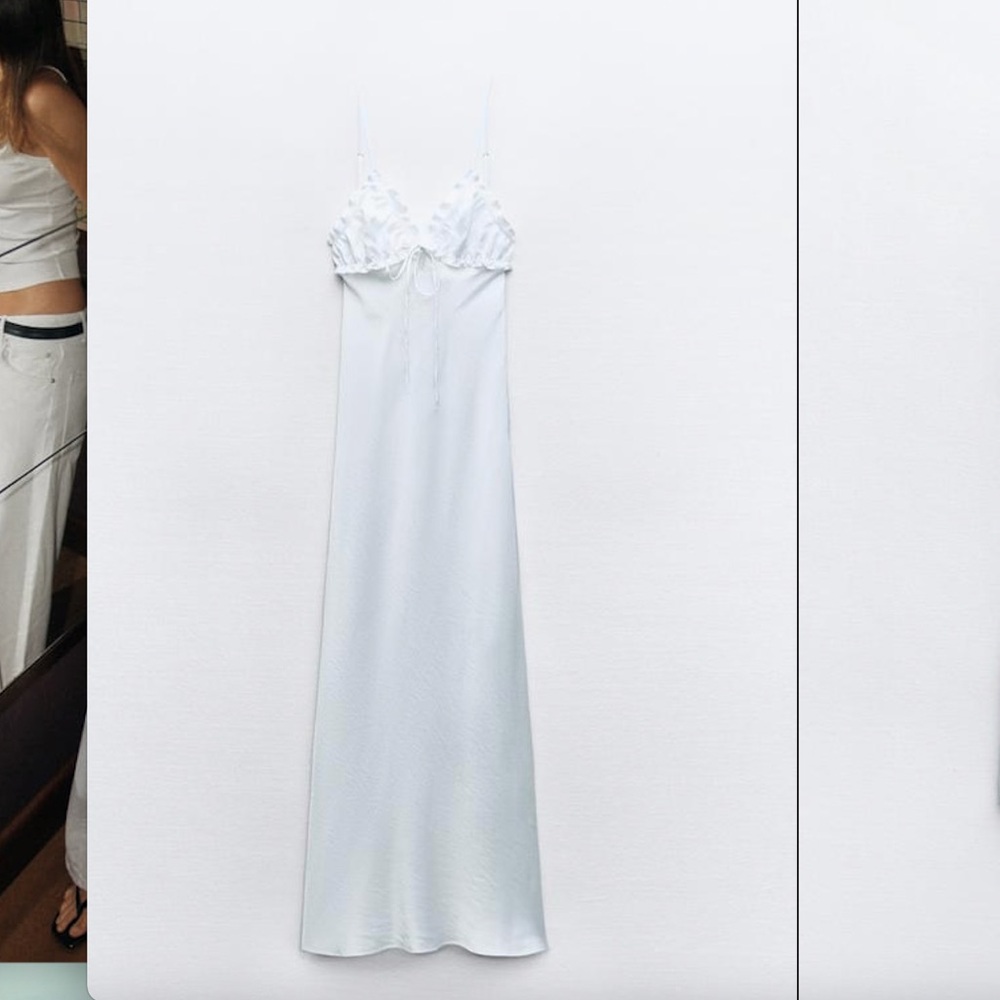 Zara white dress